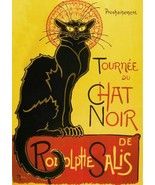 LE CHAT NOIR POSTER: Vintage Black Cat Nightclub Advert Reprint - £5.18 GBP - £15.31 GBP