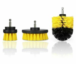 Drill Brush Power Scrubber Kit Cleaning Brush Attachment 3 Pack - £12.85 GBP