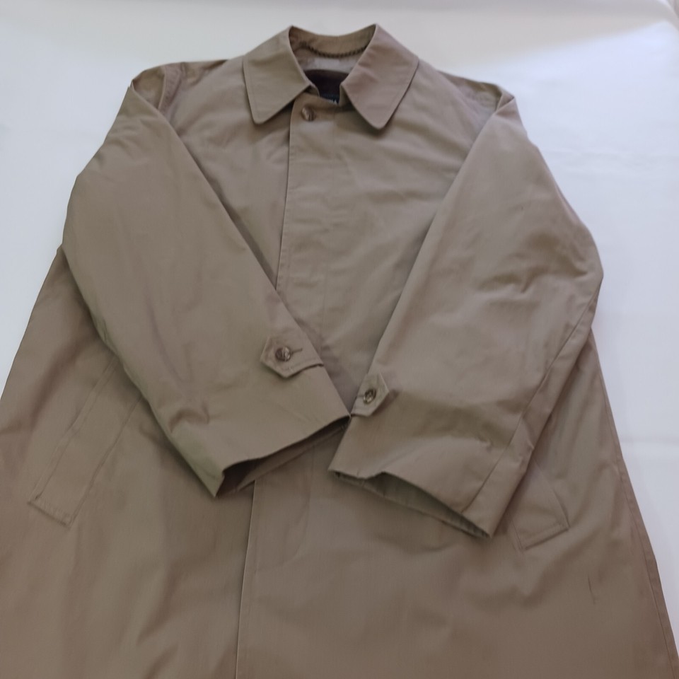 Botany 500 Men's Tan/Khaki Removable Liner Coat Size 40 Reg Made In USA Item image 14