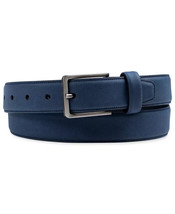 Alfani Mens Faux Suede Faux Leather Dress Belt Blue Size  Small (30-32) - $16.82