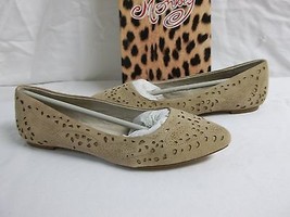 Naughty Monkey Size 8.5 M A Perfect Point Cream Leather Flats New Womens... - £54.13 GBP