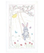 Jack Dempsey Needle Art Swinging Bunny Crib Quilt Top - $27.37 CAD