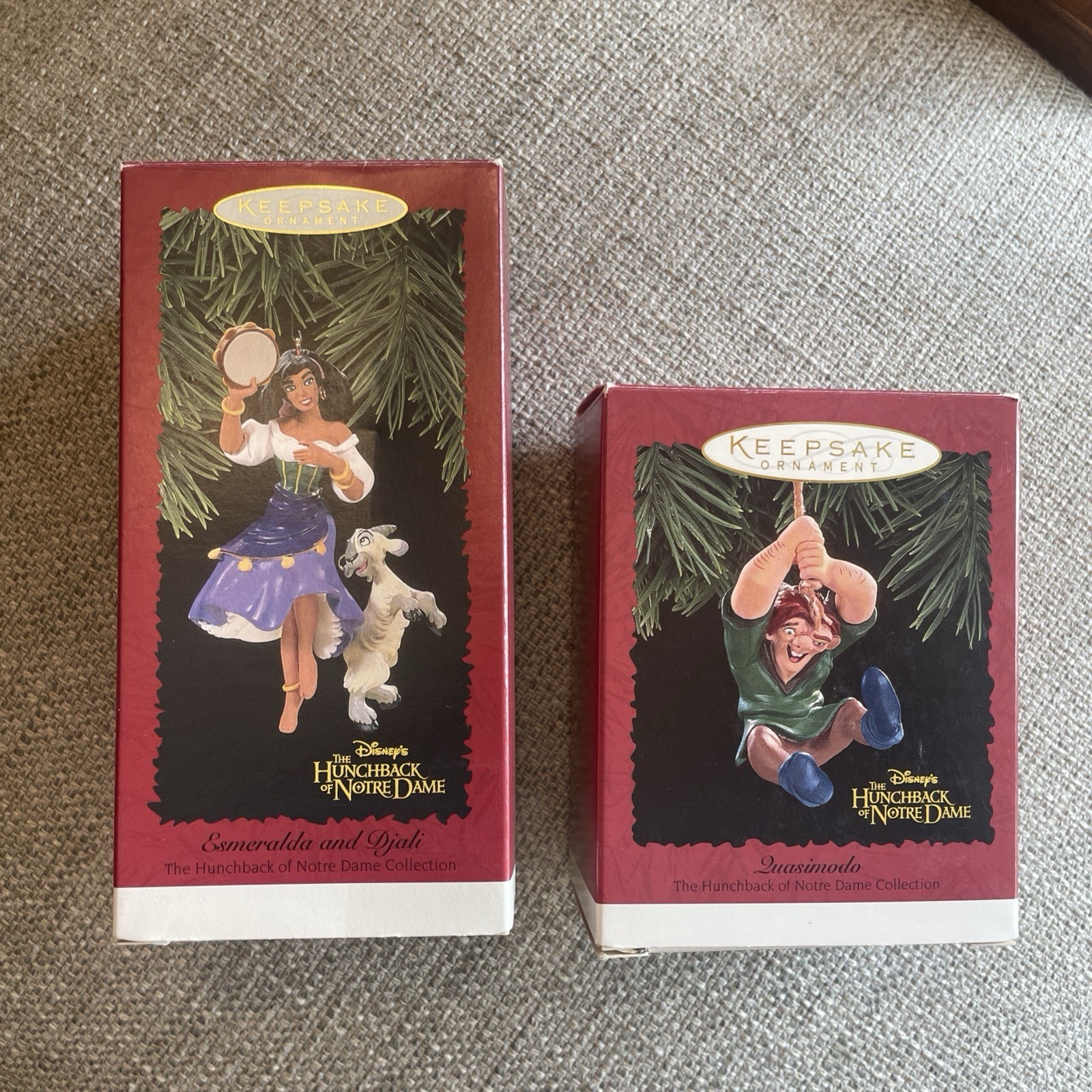 Hunchback Notre Dame Lot Of 2 Hallmark Keepsake Ornaments  Esmeralda Quasimodo Item image 2