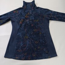 Columbia Arctic Air Half Zip Fleece XK1447 Women’s Blue Floral Lightweight Small image 12