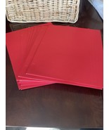Pack of 10 Red office depot 3-hole punched folders - €13,35 EUR