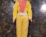 Lucky Ind 1987 Barbie Clone Outfit 1980s Yellow Pink Quilt Coat Pants Doll - £39.93 GBP