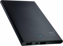 nrgGo Ultra Slim Power Bank 12000 mAh Portable Charger, USB Battery Bank... - £14.23 GBP