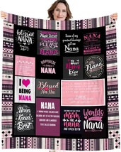 Best Nana Ever Blanket, Nana Gifts, Nana Birthday Gifts, Grandma, 51&quot; X 60&quot;. - £30.29 GBP