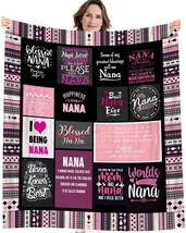 Best Nana Ever Blanket, Nana Gifts, Nana Birthday Gifts, Grandma, 51&quot; X 60&quot;. - £29.84 GBP