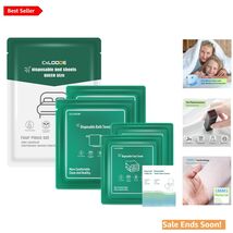 Complete Travel Hygiene Kit: Queen Size Disposable Sheets &amp; Towels for C... - $36.58