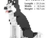 Husky Dog Mini Sculptures (JEKCA Lego Brick) DIY Kit - $39.00