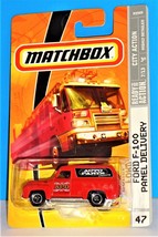 Matchbox 2009 City Action #47 Ford F-100 Panel Delivery Red Auto Parts Delivery - £3.77 GBP