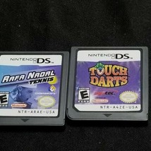 Rafa Nadal Tennis  And Touch Darts Nintendo DS Lot Of 2  - £11.62 GBP