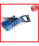 Woodworking Essential: 14-Inch Backsaw &amp; Adjustable Miter Box for Precis... - $724.56 MXN