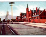 Union Depot Street View Ogden Utah UT DB Postcard R27 - $4.90