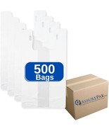Standard Unprinted T-Shirt Bags 1/5 BBL - 13&quot; x 10&quot; x 23&quot; - 500 Bags 14 ... - $39.59