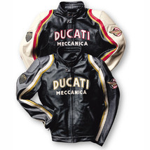 Ducati Old Times Leather Jacket for Men - £191.50 GBP