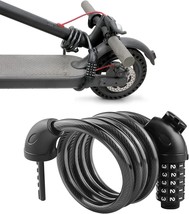 Scooter Lock Cable For Xiaomi Mijia M365 Es Series, Bicycle Combination Locks - £32.98 GBP
