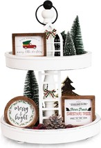 The Ultimate Farmhouse Tiered Tray Decor Set - Beautiful Year Round Seasonal &amp; - £25.54 GBP