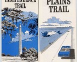 9 Ride the Texas Trails Brochures with Maps History &amp; Geography 1970 - $47.52