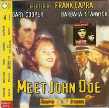 Meet John Doe Gary Cooper + Prick Up Your Ears Oldman Molina Redgrave Pal Dvd - $14.90