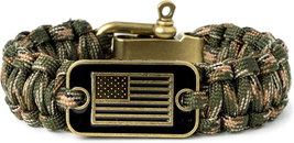 Hero Company Camo Paracord Bracelet - Tactical Survival Bracelet for Men... - $60.99