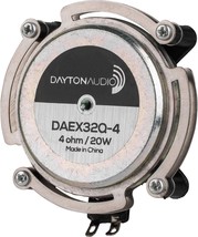 Dayton Audio Daex32Q-4 Dual Steel Spring Balanced 32Mm Exciter 20 Watt Rms, 4 - £35.54 GBP