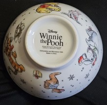 Winnie The Pooh Ceramic Christmas Bowl Eeyore Tigger Piglet 5.5&quot; Holiday... - €12,73 EUR