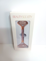 Beauty Society Rose Quartz Roller Makeup Skincare Apply cream Relieve Sinus pain - £11.16 GBP