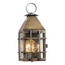 Irvins Country Tinware Barn Outdoor Wall Light in Solid Weathred Brass - 3 Light - £259.39 GBP