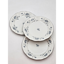Johann Haviland Blue Garland Bread and Butter Plates set of 3 Bavaria Ge... - $11.09