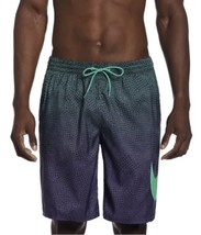 Nike Men’s Shorts Swim Trunks  9” Electric Algae Size Small NESSD541-380 New - £42.30 GBP