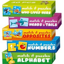 QUOKKA 5X MEGASET Realistic Puzzles for Toddlers 3-5 - Matching Games fo... - £23.25 GBP+
