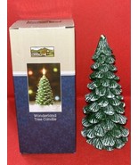 Wonderland 6” Christmas Tree Wax Candle by Cobble Creek - New In Box - $17.24 CAD