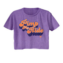 Pimp My Ride Funky Logo Women&#39;s Crop Top Xzibit Wanna be a player but your wheel - £20.06 GBP
