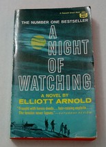 1968 Elliott Arnold Night Of Watching Wwii Novel Crest Vintage Paperback - £15.64 GBP