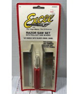 Excel Razor Saw Set With Pullout Saw Blades Handle With Blades 55670 - £10.30 GBP