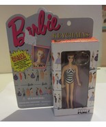 Vintage  Barbie 4&quot; Keychain Black &amp; White Swimsuit NIP - £12.66 GBP