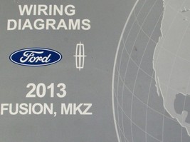 2013 Ford Fusion Lincoln MKZ Electrical Wiring Diagram Shop Manual EWD OEM - £19.65 GBP