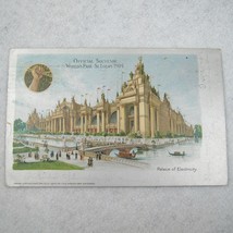 1904 St Louis Worlds Fair Postcard Silver Palace of Electricity Livingston Stamp - £7.98 GBP