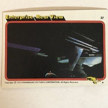 Star Trek 1979 Trading Card  #37 Enterprise Rear View - £1.48 GBP