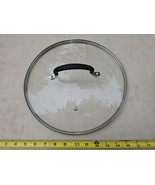 24KK40 GLASS SAUCEPAN LID: FOR 5-1/2&quot; ID PAN, VERY GOOD CONDITION - $5.85