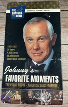 Johnny Carson: Johnny&#39;s Favorite Moments The Final Show Factory NEW Sealed VHS - £4.44 GBP