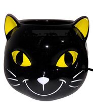 Yankee Candle Halloween Friends Black Cat NEW 1648594 Ceramic Jar Holder... - $23.36