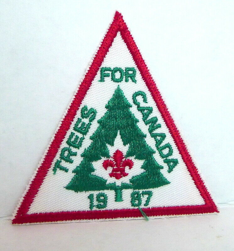Primary image for Trees for Canada Patch 1987 BSA Boy Scouts of America Retro