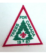 Trees for Canada Patch 1987 BSA Boy Scouts of America Retro - £2.77 GBP