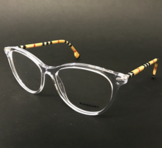 Burberry Eyeglasses Frames B 2325 3889 Clear Brown Nova Check Cat Eye 58... - $116.66