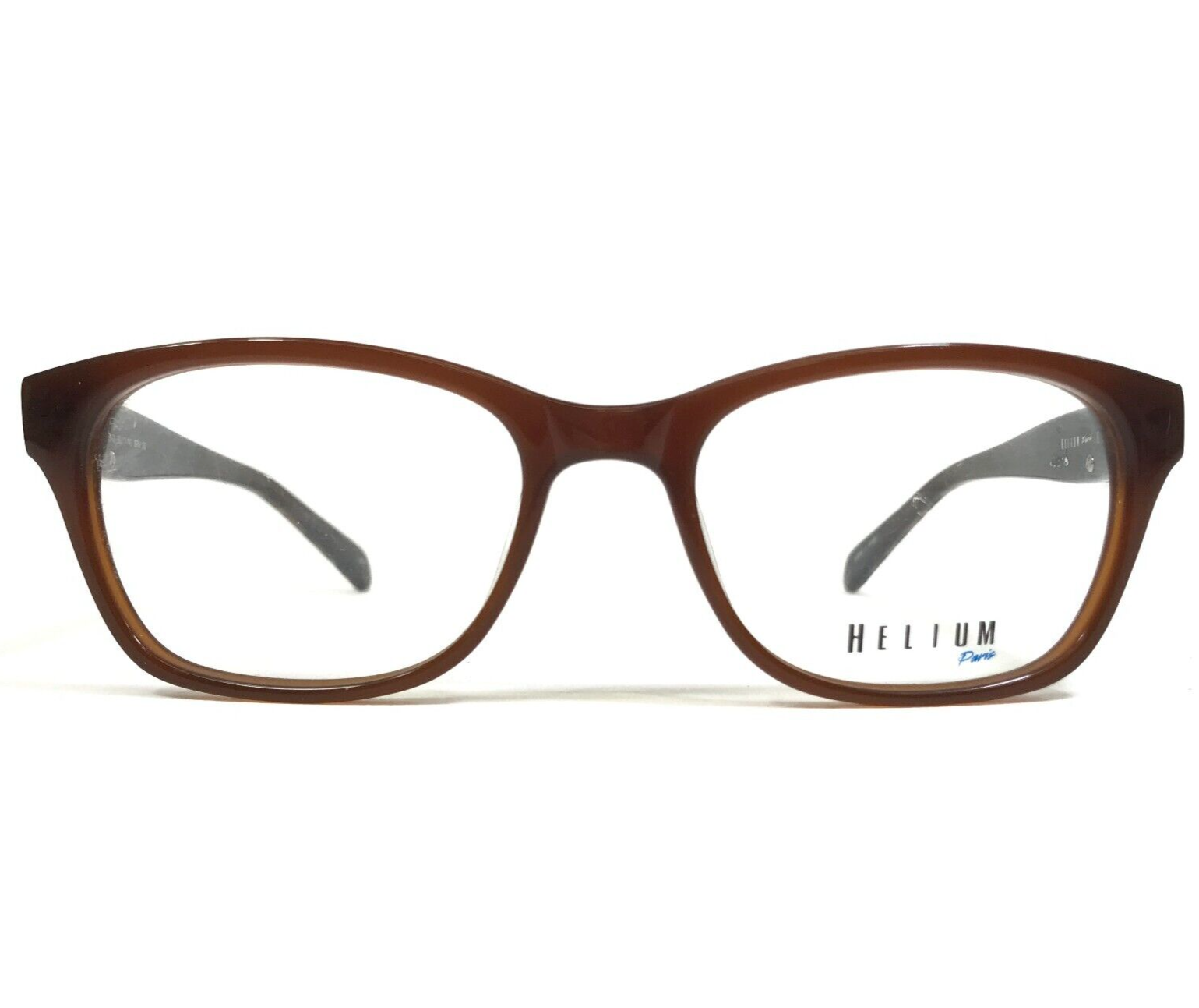 Helium Brille Rahmen 4242 BRN Brown Quadratisch Kompletter Rand 50-17-140 - $39.59