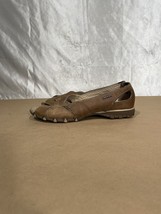Skechers Women&#39;s Leather Slip On Open Toe Comfort Shoe Brown 46458 Size 8.5 - $15.00