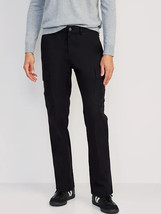 Old Navy Straight Ultimate Tech Built-In Flex Cargo Pants Mens 34x38 Bla... - £27.59 GBP